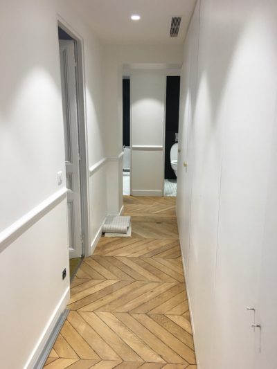 Renovation appartement couloir